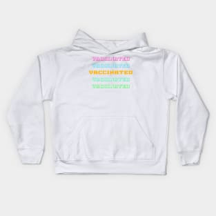 I Identify as Vaccinated Kids Hoodie